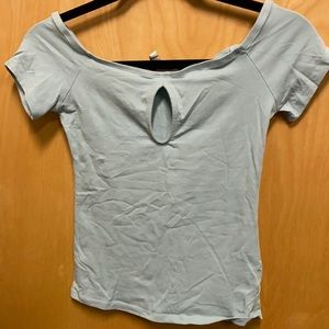 Size S. Express off the shoulder shirt